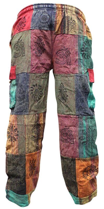 hippie wide leg trousers|hippie trousers men.